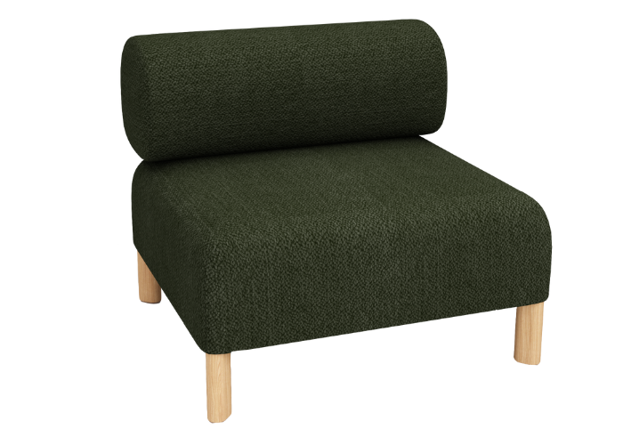 Pebble Single Seat Lounge - Green